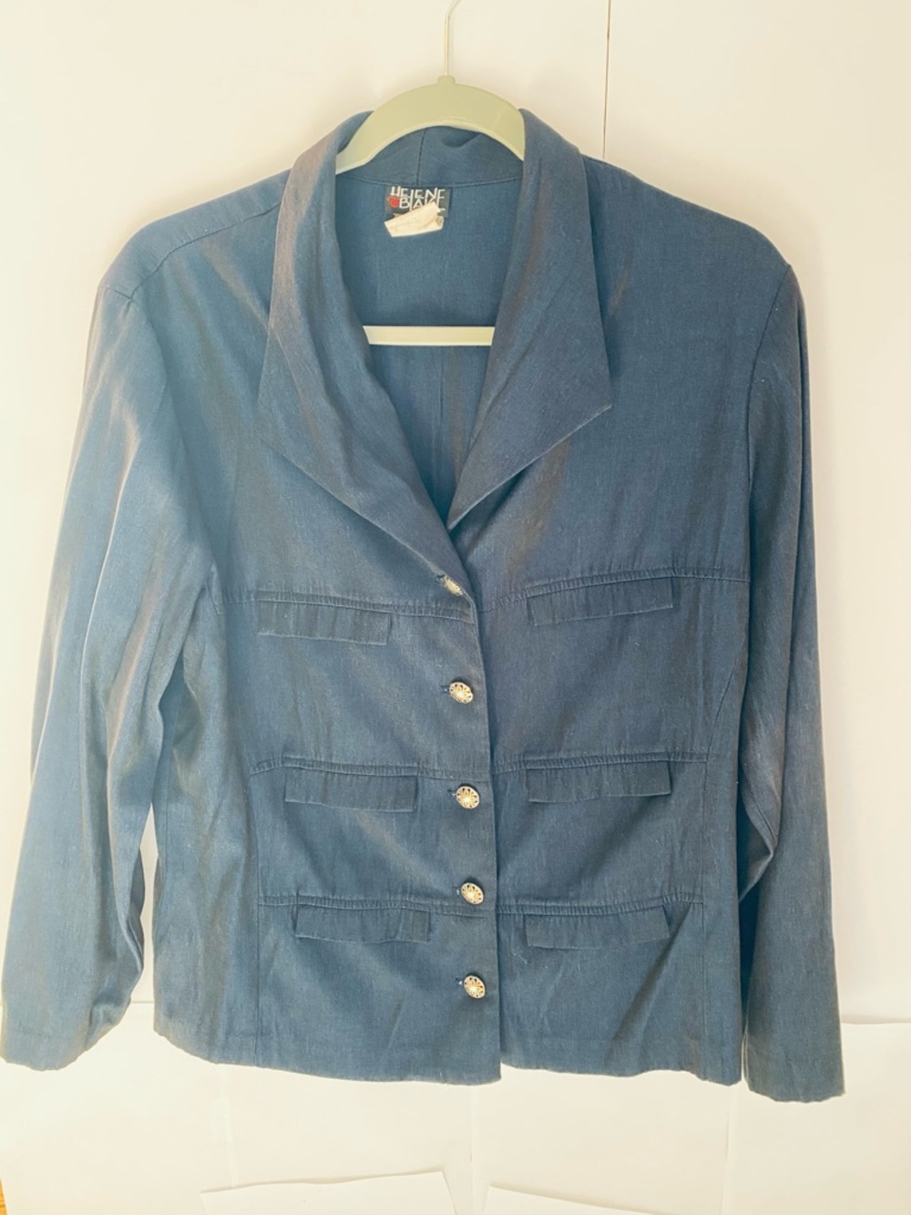 Pierre Cardin Dark Blue Blazer with Metallic Buttons